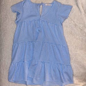 Blue and White Dress | francescas | Size XL